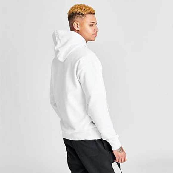 Champion NWT Powerblend Script Logo White Hoodie - Picture 4 of 4